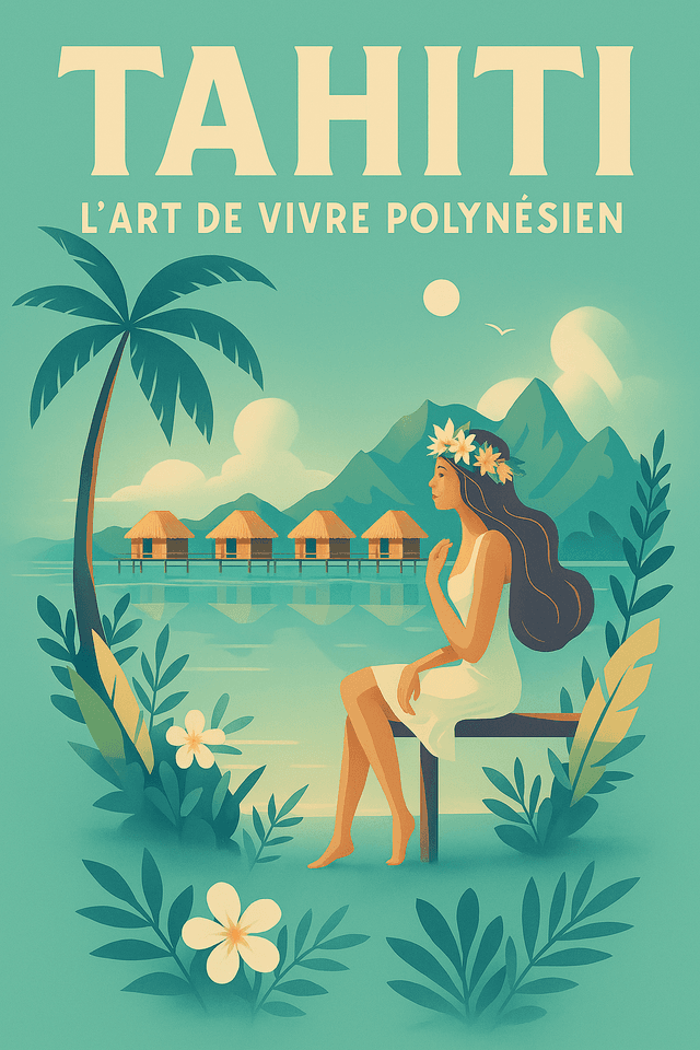 Affiche photo - Tahiti - L&#039;art de vivre polynésien