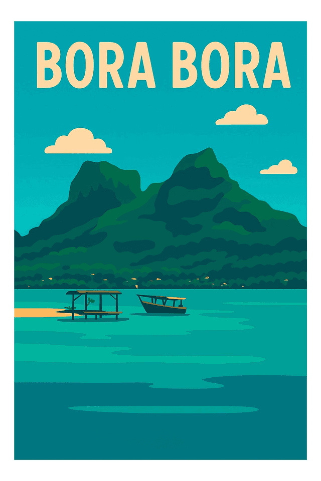 Affiche photo – Bora Bora